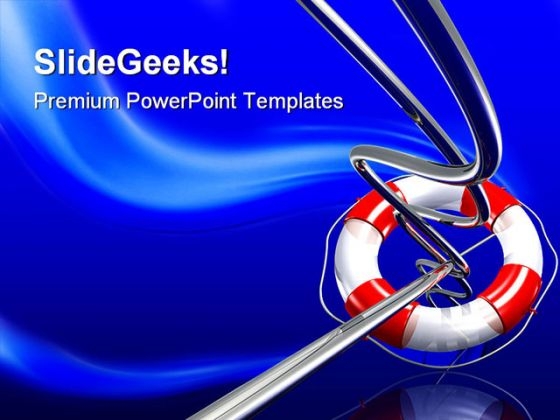 Help Life Line Business PowerPoint Templates And PowerPoint Backgrounds 0311