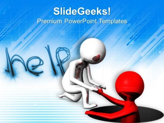 Help Peoples With Good Spirit PowerPoint Templates Ppt Backgrounds For Slides 0713
