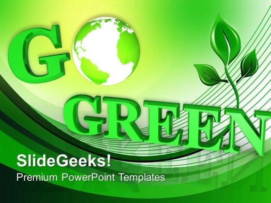 Helping The World Go Green PowerPoint Templates Ppt Backgrounds For Slides 0313