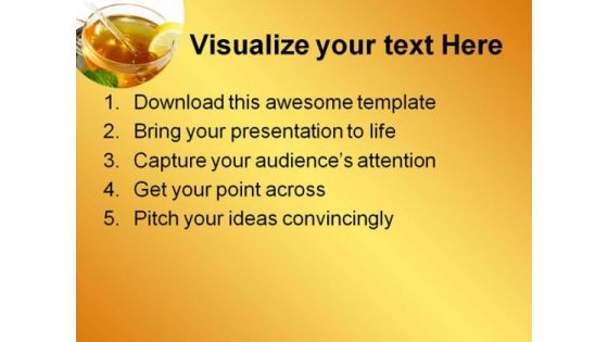 Herbal Tea Food PowerPoint Templates And PowerPoint Backgrounds 0511
