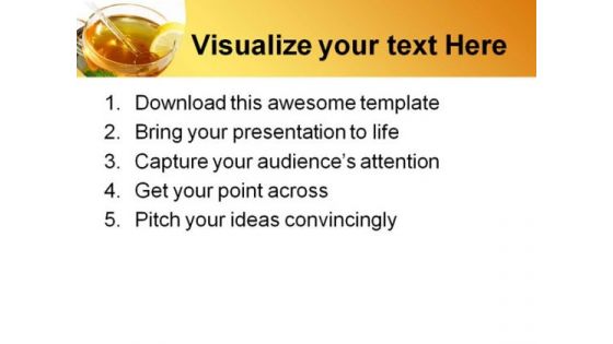 Herbal Tea Food PowerPoint Themes And PowerPoint Slides 0511