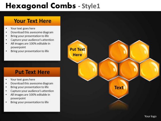Hexagon Network Honey Combs PowerPoint Slides And Ppt Templates