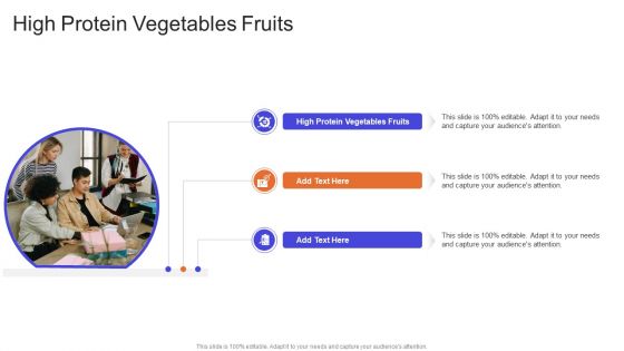 High Protein Vegetables Fruits In Powerpoint And Google Slides Cpb