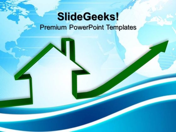 High Real Estate Prices Concept Business PowerPoint Templates And PowerPoint Themes 0812