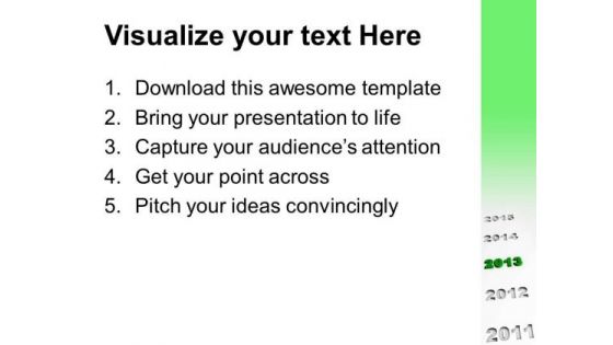 Highlights 2013 New Year PowerPoint Templates Ppt Backgrounds For Slides 0113