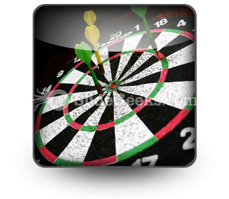 Hit Target PowerPoint Icon