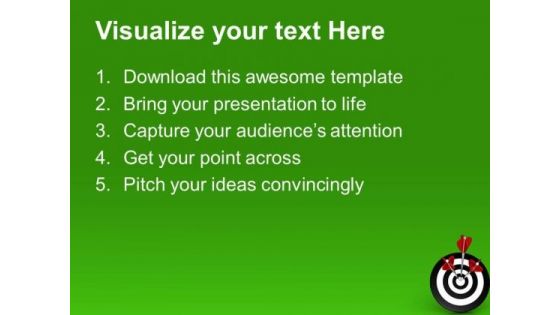 Hit The Target Business Growth PowerPoint Templates Ppt Backgrounds For Slides 0513
