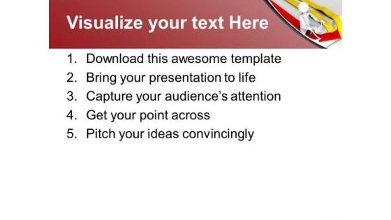 Hold The Business Growth Rate PowerPoint Templates Ppt Backgrounds For Slides 0713