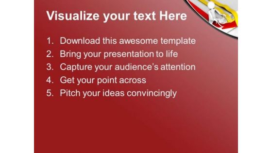 Hold The Business Growth Rate PowerPoint Templates Ppt Backgrounds For Slides 0713