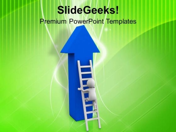Hold The Stairs For Success PowerPoint Templates Ppt Backgrounds For Slides 0713
