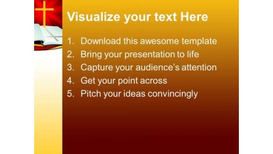 Holy Bible Christian PowerPoint Templates And PowerPoint Themes 0812