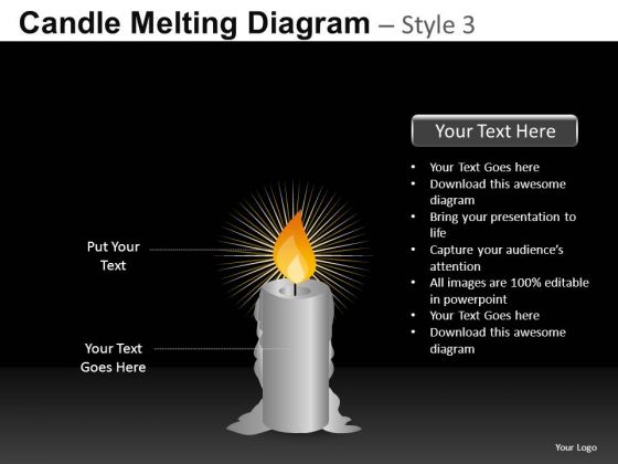 Holy Candle PowerPoint Slides