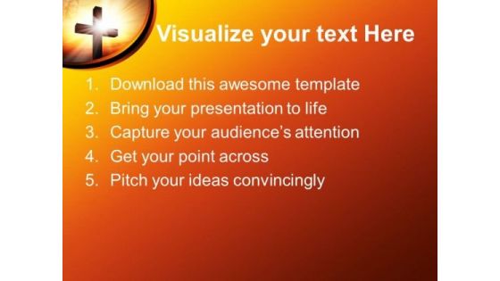 Holy Cross Christianity PowerPoint Templates And PowerPoint Themes 0712