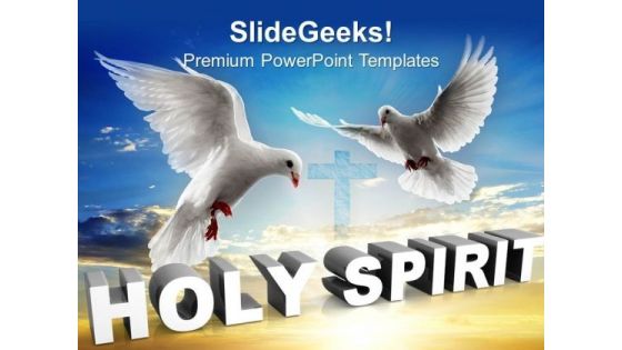 Holy Spirit Christianity Church PowerPoint Templates And PowerPoint Themes 1012