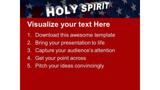 Holy Spirit Christianity Religion PowerPoint Templates And PowerPoint Themes 1012