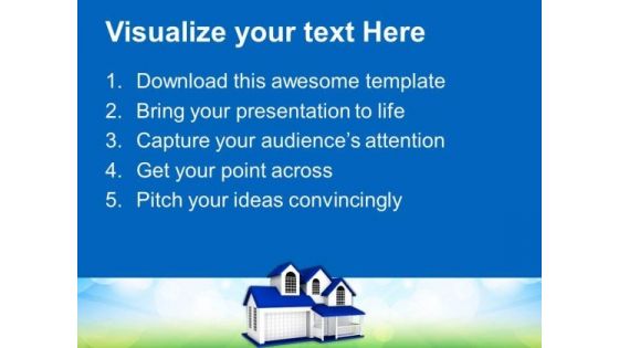 Home Sweet Home Real Estate PowerPoint Templates And PowerPoint Themes 0812