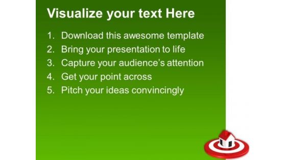 Home Target Real Estate PowerPoint Templates And PowerPoint Themes 0612
