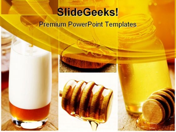 Honey For Health Food PowerPoint Themes And PowerPoint Slides 0811