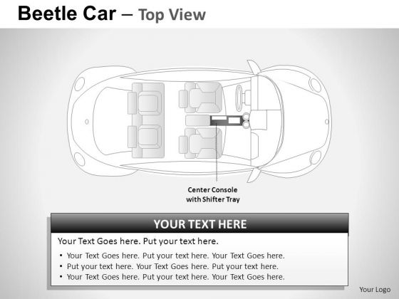 Horizontal Red Beetle Car PowerPoint Slides And Ppt Diagram Templates