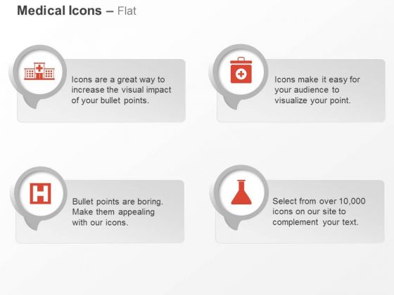 Hospital Medical Box Flask Research Ppt Slides Graphics