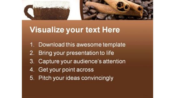 Hot Coffee Food PowerPoint Templates And PowerPoint Backgrounds 0311