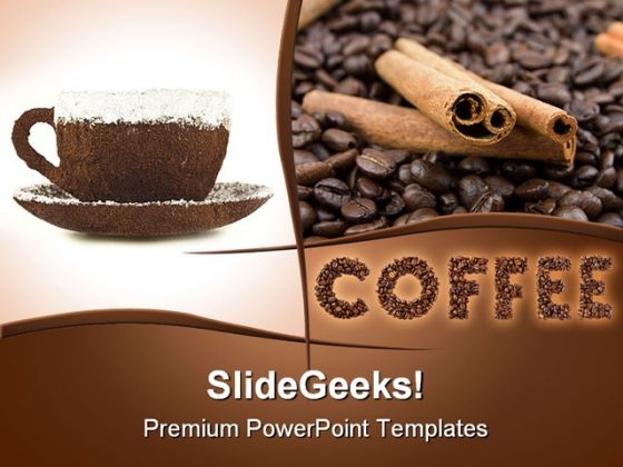 Hot Coffee Food PowerPoint Templates And PowerPoint Backgrounds 0311