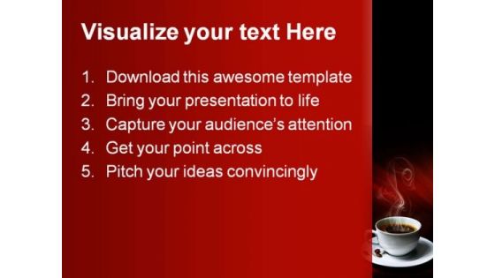 Hot Coffee Health PowerPoint Themes And PowerPoint Slides 0311