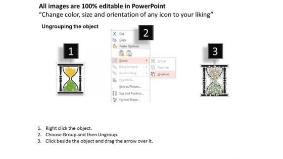 Hour Glass For Financial Management PowerPoint Templates