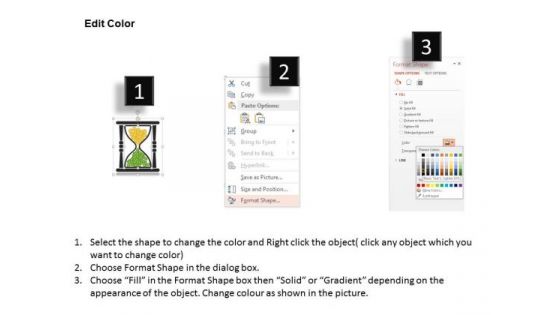 Hour Glass For Financial Management PowerPoint Templates