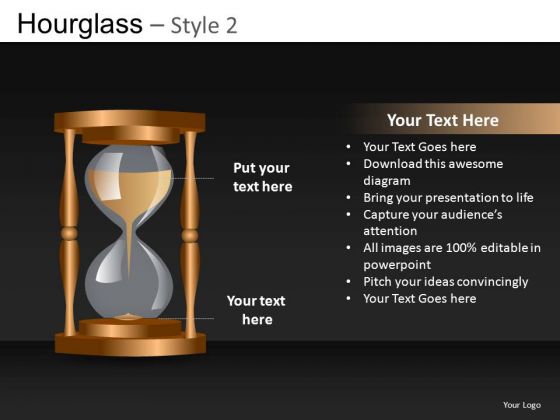 Hourglass Editable PowerPoint Background