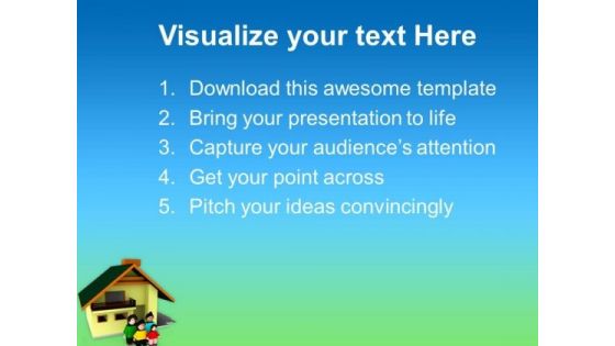 House Is Incomplete Without Family PowerPoint Templates Ppt Backgrounds For Slides 0613