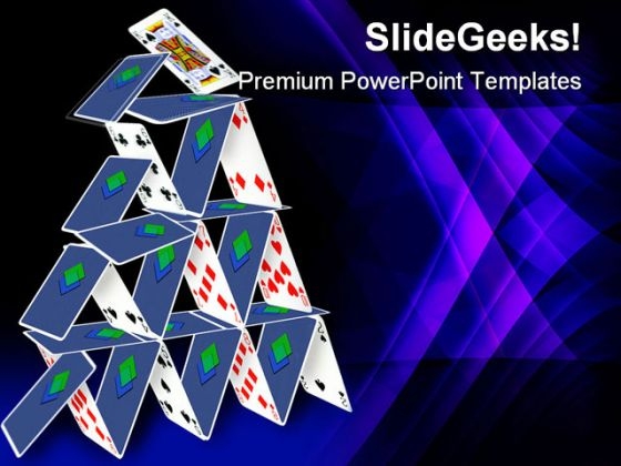 House Of Cards Fall Sports PowerPoint Templates And PowerPoint Backgrounds 0611