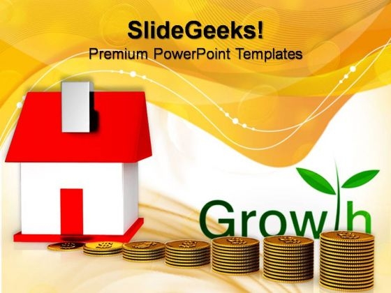 House Rich Money Business PowerPoint Templates And PowerPoint Themes 0812