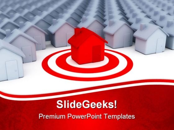 Houses Business Real Estate PowerPoint Templates And PowerPoint Backgrounds 0811