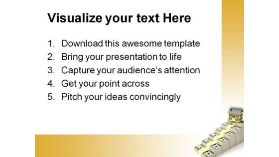 Houses Prices Rises Real Estate PowerPoint Themes And PowerPoint Slides 0411