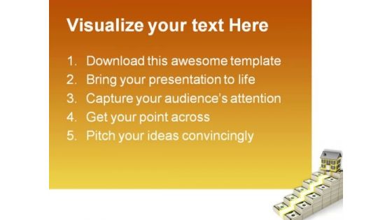 Houses Prices Rises Real Estate PowerPoint Themes And PowerPoint Slides 0411