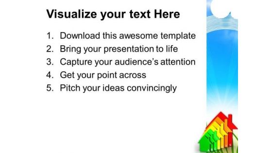 Housing Energy Efficiency Environment PowerPoint Templates And PowerPoint Themes 0812