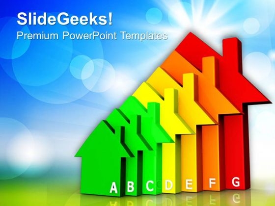 Housing Energy Efficiency Nature PowerPoint Templates And PowerPoint Themes 0812