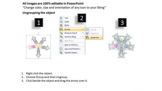 Hub And Spoke Comparison Diagram Step By Business Plan Template PowerPoint Slides