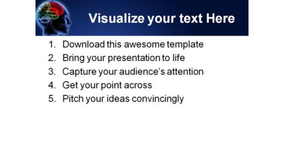 Human Brain01 Science PowerPoint Templates And PowerPoint Backgrounds 0711