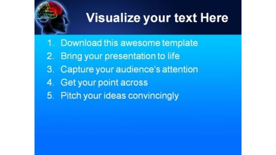 Human Brain01 Science PowerPoint Templates And PowerPoint Backgrounds 0711