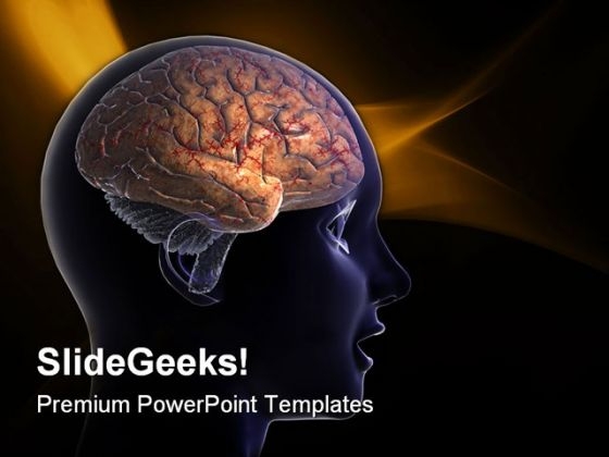 Human Brain02 Medical PowerPoint Themes And PowerPoint Slides 0711