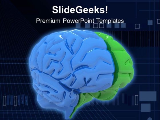Human Brain Health Theme PowerPoint Templates Ppt Backgrounds For Slides 0513