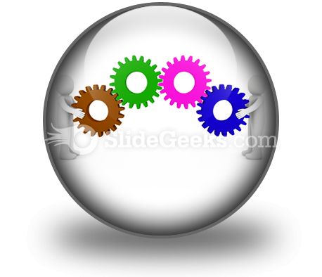 Human Gear PowerPoint Icon C