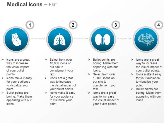 Human Heart Lung Kidney Brain Ppt Slides Graphics