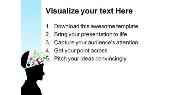 Human Mind Symbol PowerPoint Templates And PowerPoint Backgrounds 0211