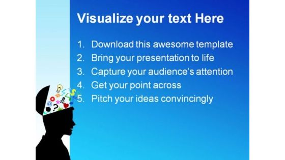 Human Mind Symbol PowerPoint Templates And PowerPoint Backgrounds 0211