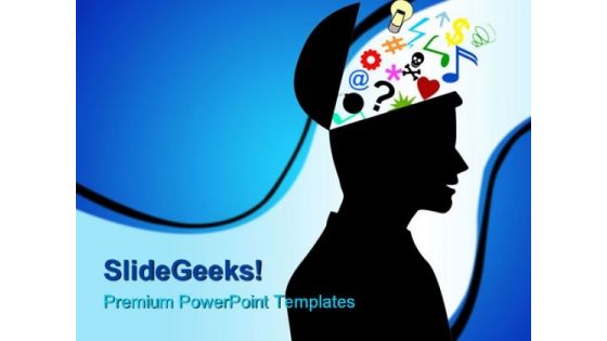 Human Mind Symbol PowerPoint Templates And PowerPoint Backgrounds 0211