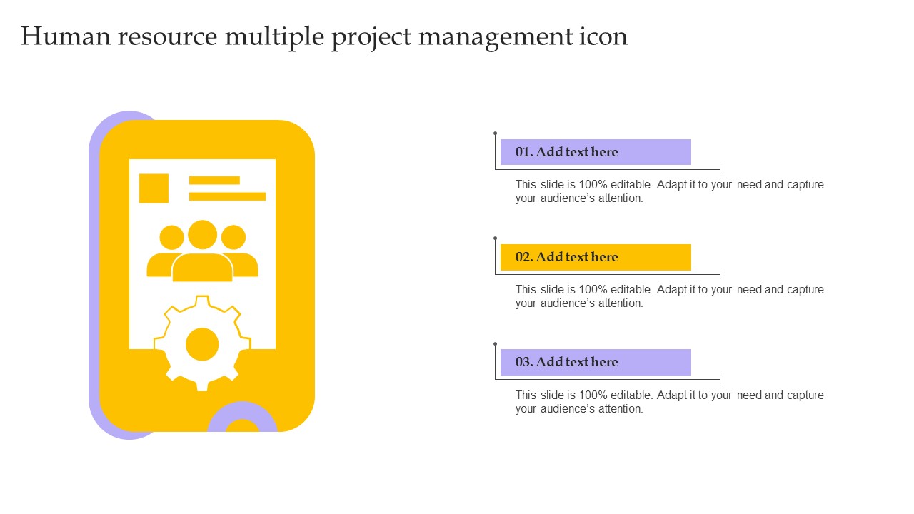 Human Resource Multiple Project Management Icon Ideas Pdf