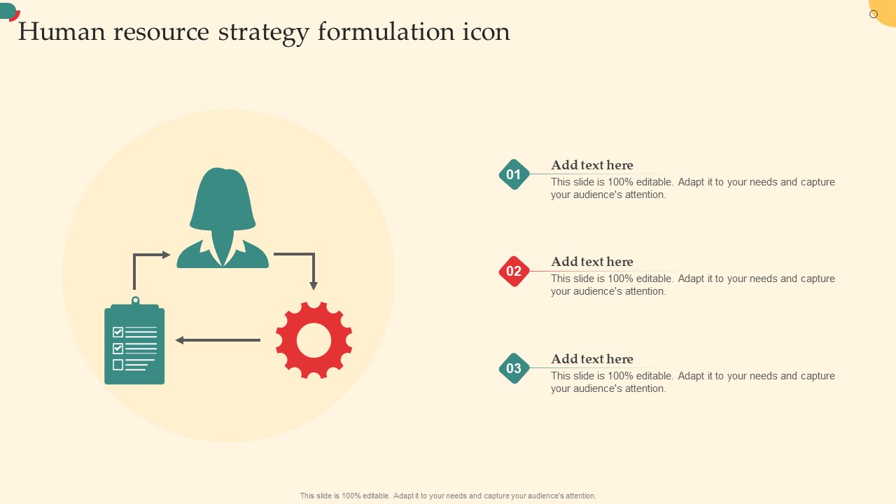 Human Resource Strategy Formulation Icon Structure Pdf